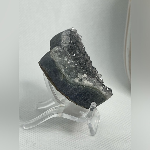 Amethyst Heart Druzy Geode 2” - Picture 10 of 12